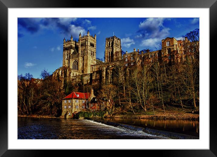 Durham Cathedral Framed Mounted Print by kevin wise
