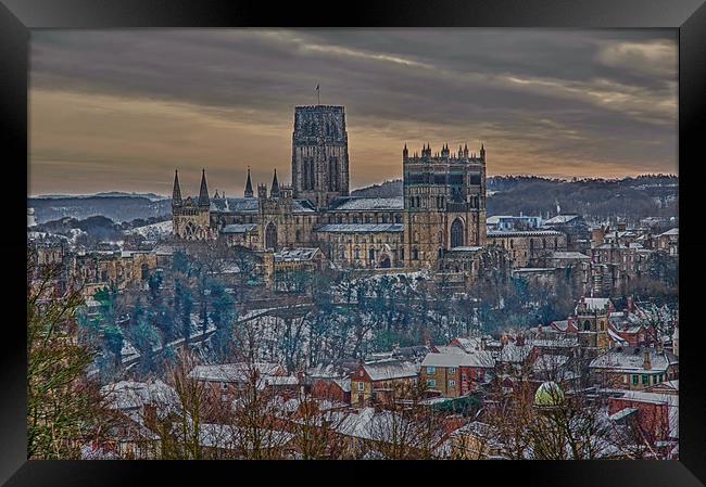 Durham Cathedral Framed Print by kevin wise