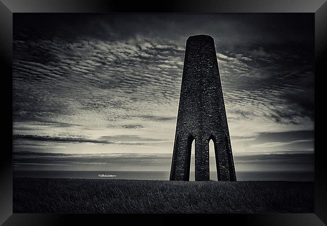 Daymark Tower Framed Print by kevin wise