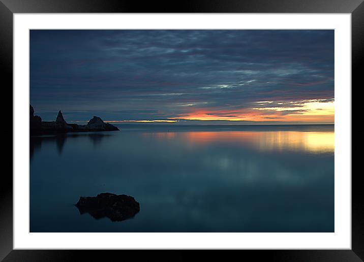 Ansteys Cove Framed Mounted Print by kevin wise