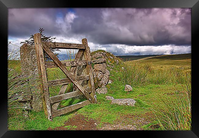 Shut the gate Framed Print by kevin wise
