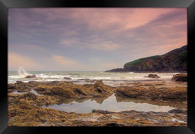 Rock Pool Framed Print by kevin wise