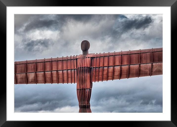 Angel of the North Framed Mounted Print by kevin wise