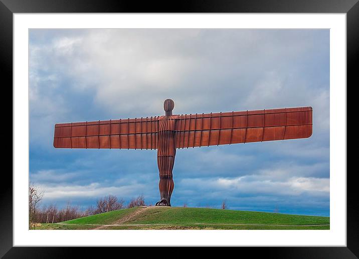 The Angel of the North Framed Mounted Print by kevin wise