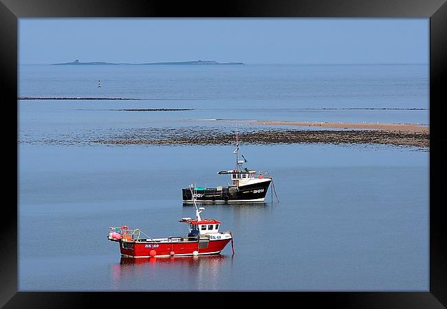  Fishing Boats Framed Print by kevin wise