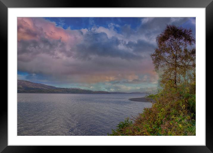 Loch Lomond Framed Mounted Print by kevin wise