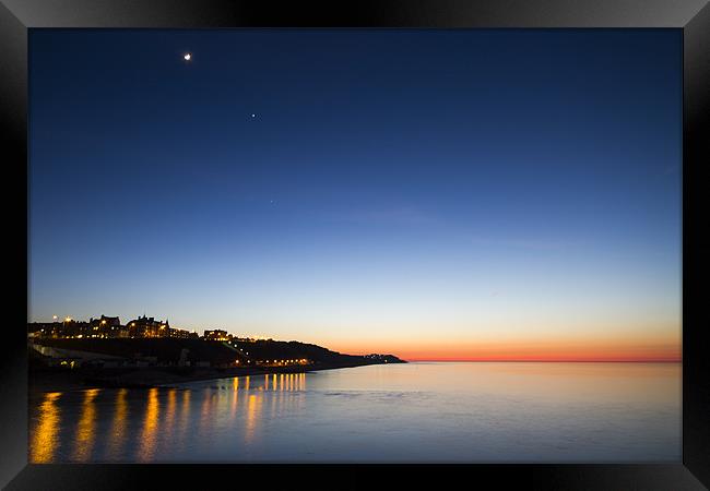 Sunset over Cromer Framed Print by Adam Duffield