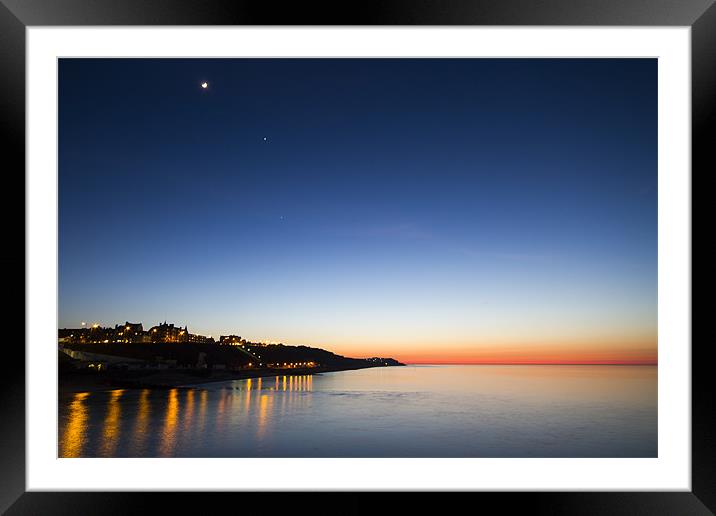 Sunset over Cromer Framed Mounted Print by Adam Duffield