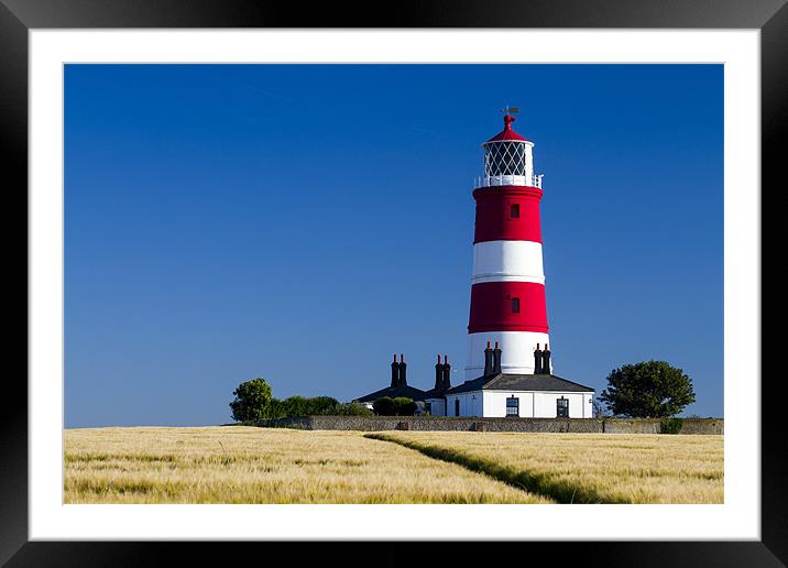 Happisburg Lighthouse Framed Mounted Print by Adam Duffield