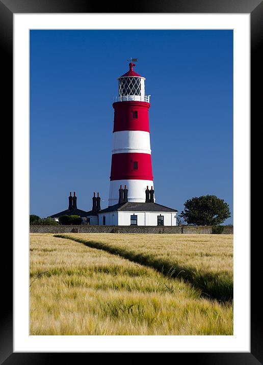 Happisburg Lighthouse Framed Mounted Print by Adam Duffield