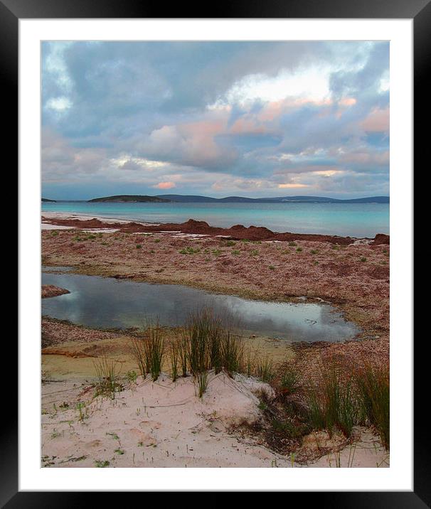 Frenchman Bay, Albany Framed Mounted Print by Luke Newman