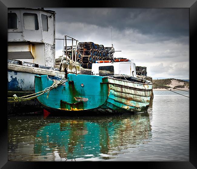 Fishing Boats Framed Print by Jamie Beck