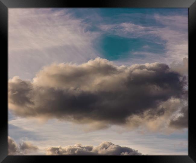 Cloud Art Framed Print by Jamie Moffat