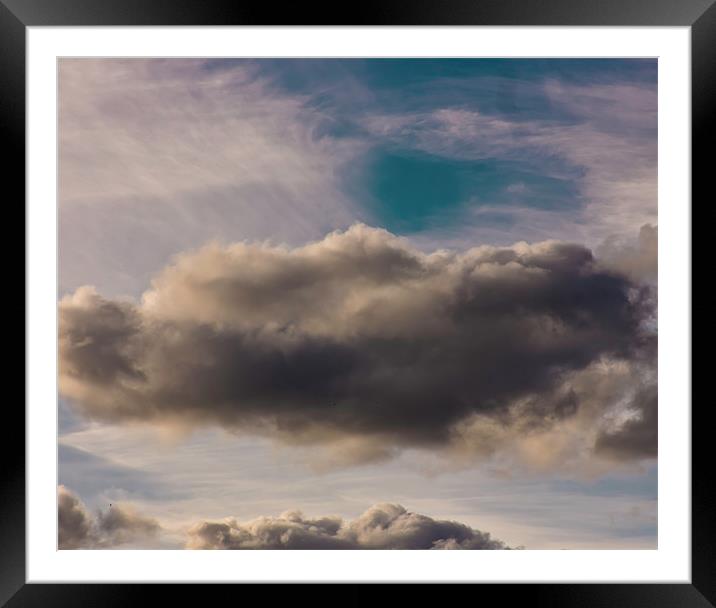 Cloud Art Framed Mounted Print by Jamie Moffat