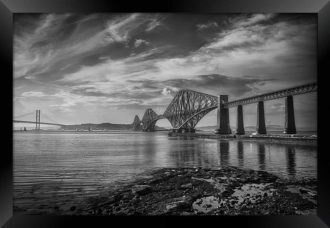 Forth Rail Bridge Framed Print by Jamie Moffat