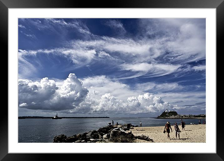 Bright Day at Horseshoe Beach Framed Mounted Print by Sue Wotton