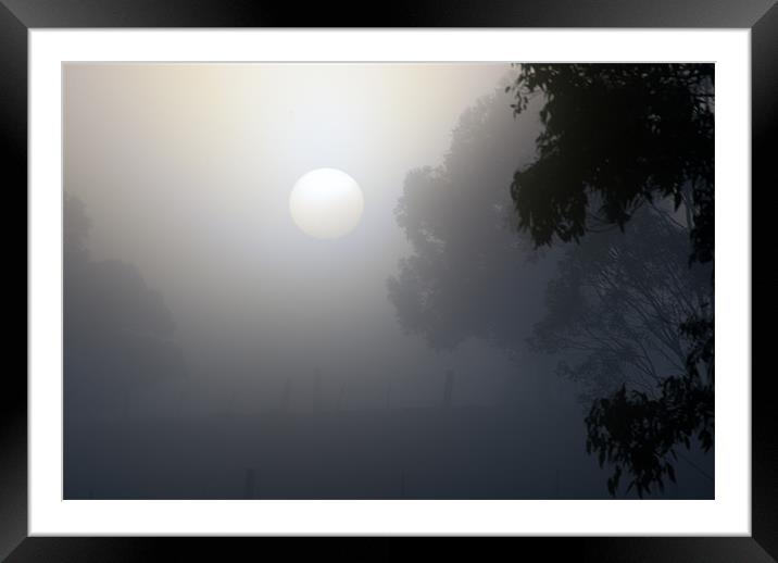 Cold Sunrise Framed Mounted Print by Sue Wotton