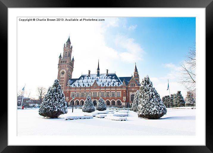 Peace Palace, Vredespaleis Framed Mounted Print by Ankor Light