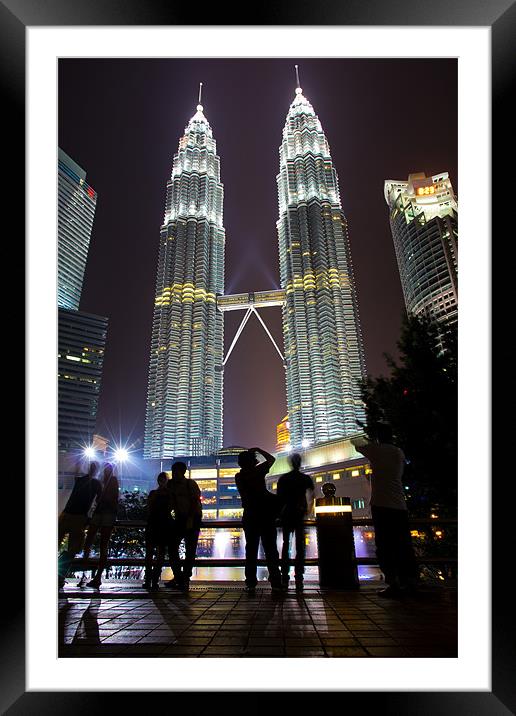 Petronas Towers Framed Mounted Print by Ankor Light