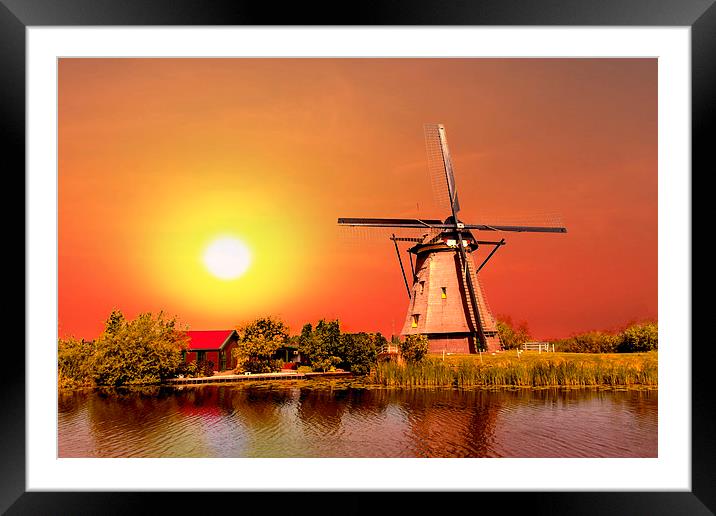 Iconic dutch landscape paint Framed Mounted Print by Ankor Light