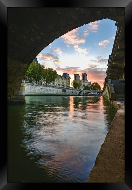 Paris Sunrise Framed Print by Ankor Light