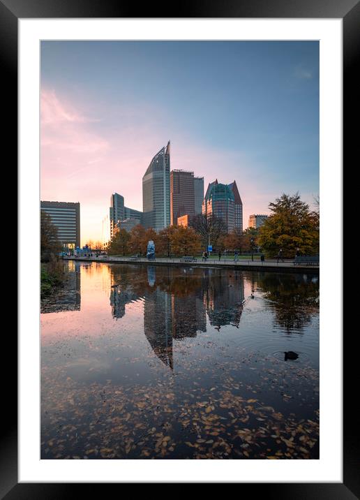 The Hague cityscape  Framed Mounted Print by Ankor Light