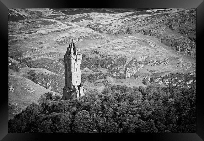 The Wallace Monument Framed Print by Buster Brown