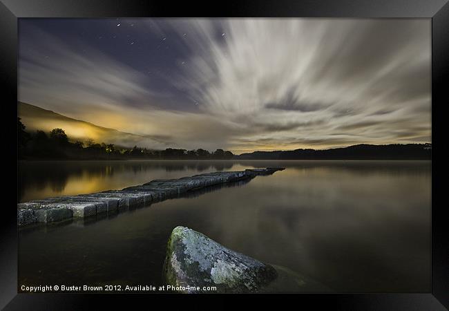 Loch Ard, Stirlingshire Framed Print by Buster Brown