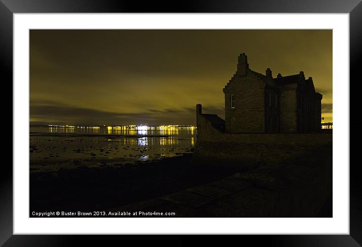 BLACKNESS CASTLE, On the Forth Framed Mounted Print by Buster Brown