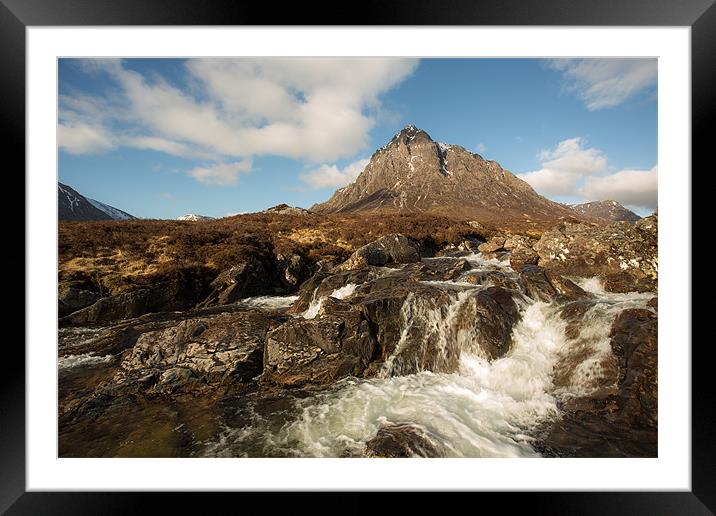 Stob Dearg (Buachaille Etive Mor) Framed Mounted Print by Buster Brown