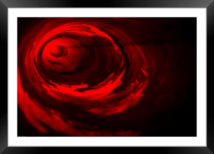 Abstract Laser Tunnel Framed Mounted Print by Buster Brown