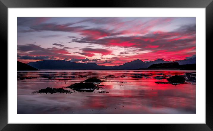 Loch Laich Framed Mounted Print by Buster Brown