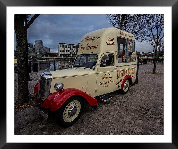 Liverpool Ice Cream Framed Mounted Print by Buster Brown