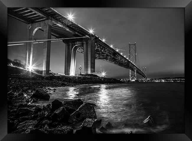  Forth Road Bridge Framed Print by Buster Brown