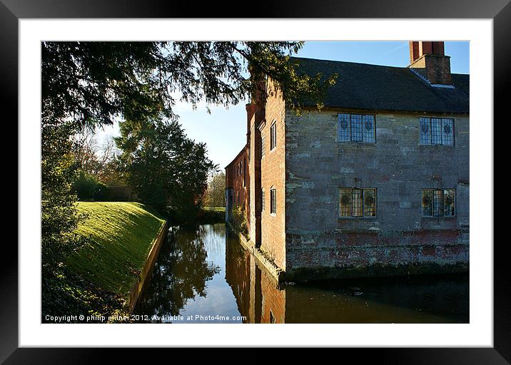 Manor House Baddersley Clinton Framed Mounted Print by philip milner