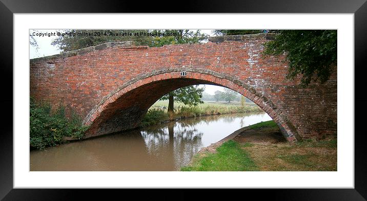  Bridge No 11 Framed Mounted Print by philip milner