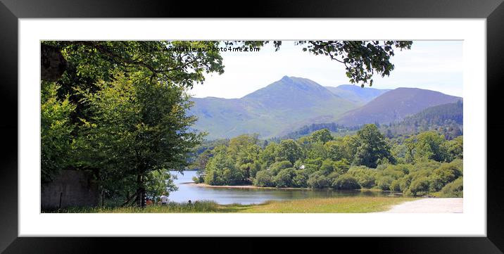 In The Lake District Framed Mounted Print by philip milner