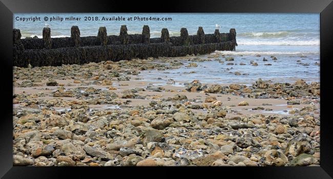 Cromer Beach Framed Print by philip milner