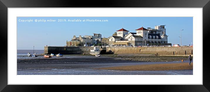 End of the promenade Framed Mounted Print by philip milner