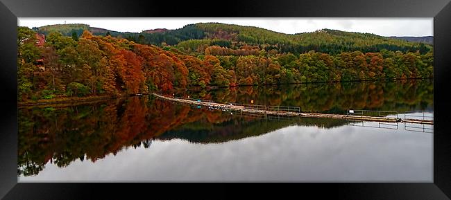 Pitlochry Reflection Framed Print by Dawn Gillies