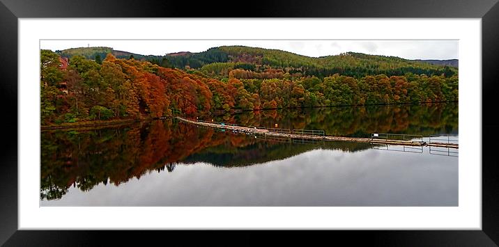 Pitlochry Reflection Framed Mounted Print by Dawn Gillies