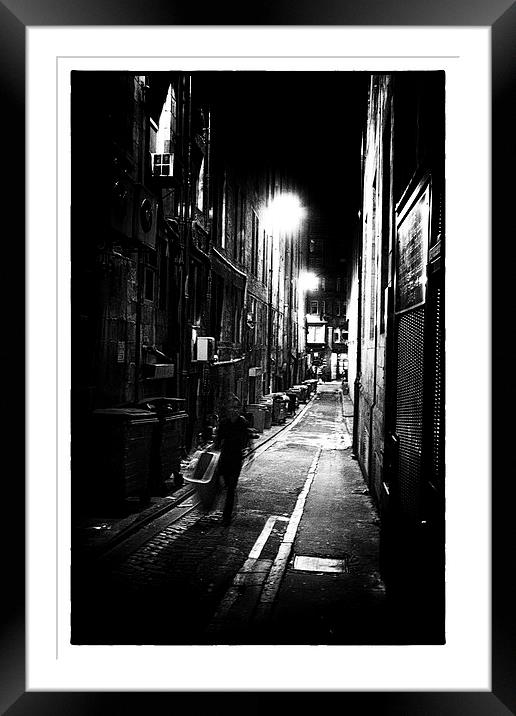 Mean Streets Framed Mounted Print by stuart bennett