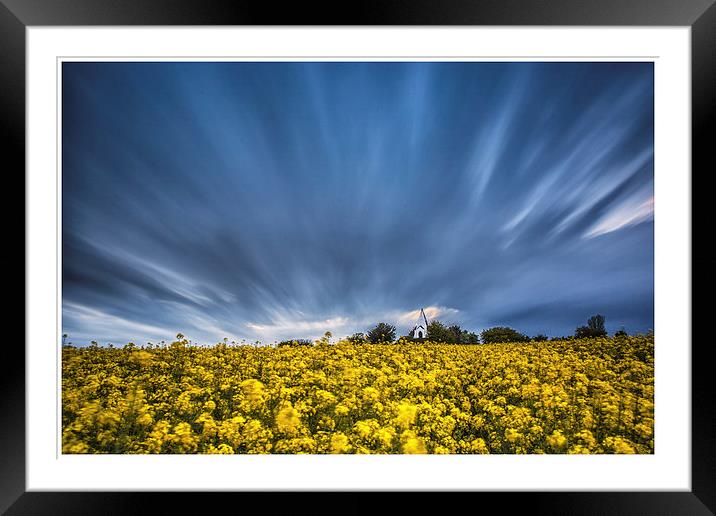 Farley Mount Field Framed Mounted Print by stuart bennett