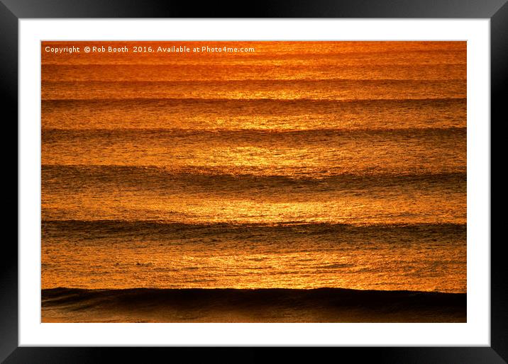 'Cornish Gold' Framed Mounted Print by Rob Booth