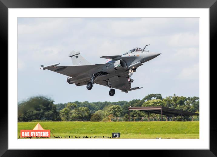 F2 Eurofighter Typhoon Jet Framed Mounted Print by Shawn Nicholas