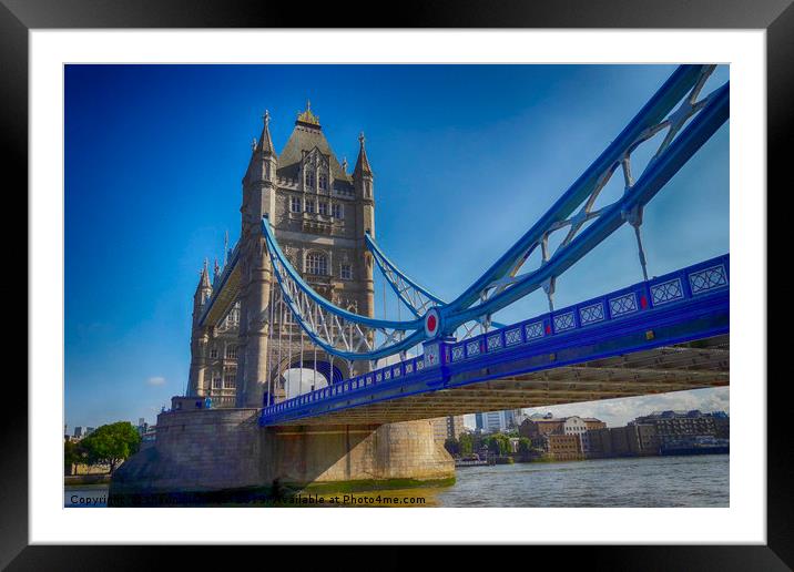 London Bridge Framed Mounted Print by Shawn Nicholas