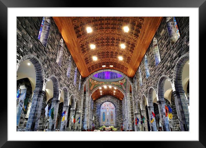 Galway Cathedral, Irelend Framed Mounted Print by Shawn Nicholas