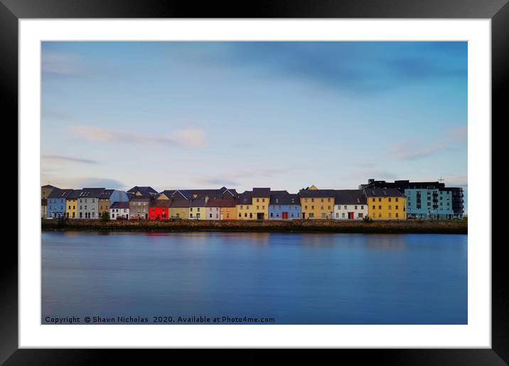 Claddagh, Galway, Ireland Framed Mounted Print by Shawn Nicholas