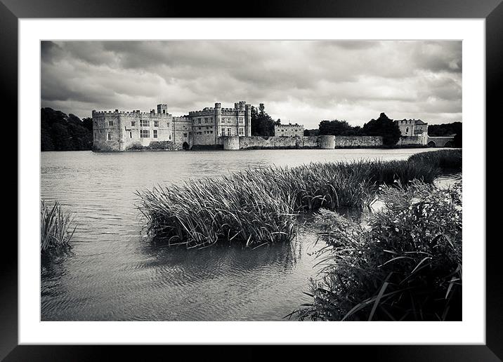 Leeds Castle in Maidstone Kent Framed Mounted Print by Daniel Zrno