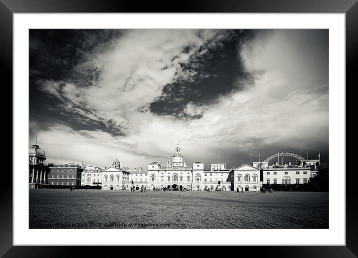 St James Park Cavalry Museum Framed Mounted Print by Daniel Zrno